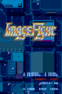 Image Fight (Japan, revision A) Title Screen